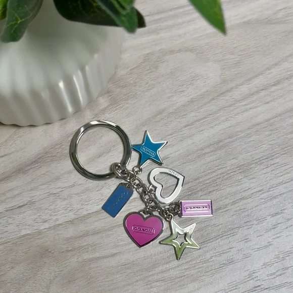 Coach Multicolor Charm Keychain - Picture 9 of 9